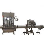 Blatowa maszyna do napełniania i zamykania fiolek z pompą perystaltyczną